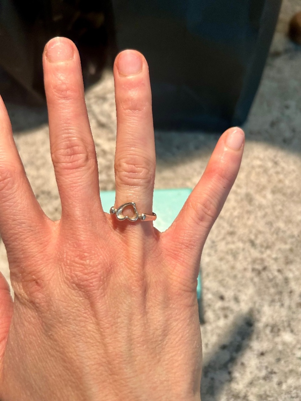 Tiffany & Co vintage Elsa Peretti heart ring
